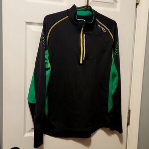 Saucony Men's Medium drylete athletic/running quarter zip pullover